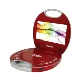 SYLVANIA 7&quot PORTABLE DVD PLAYERS WITH INTEGRATED HANDLE RED