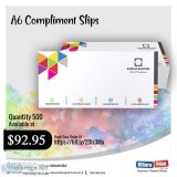 Uthara Print Australia - A6 Compliment Slips (148 x 105 mm)