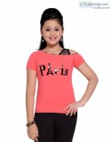 Girls Casual Cotton Lycra Blend Top