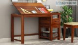 Premium Quality Solid Wood Study Table in Noida Online Wooden St