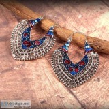 Classy Multi-Color Enameling Hoop Earring For Girls and Women  I