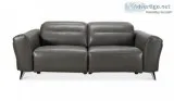 Giorgio Reclining Leather Sofa For Living Room