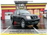 2011 NISSAN FRONTIER PRO-4XLEATHER INTERIORCREW CAB4X4