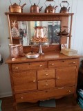 Solid Oak Antique Sideboard