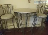 Marble rop round table