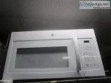 WHITE OVER THE RANGE MICROWAVE WITH HARDWARE