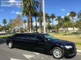 2015 BLACK 70-INCH STRETCH CHRYSLER 300 LIMOUSINE 633