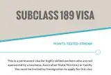 looking to migrate to Australia on Subclass 189 Visa