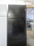 GE BLACK REFRIGERATOR WITH WARRANTY