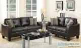 New Modern 2 pc Sofa and Loveseat Couch Set Tufting Back &quotWh
