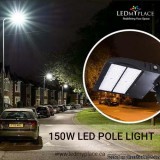 Install Eco- Friendly LED Pole Lights 150W at the Outdoor Places