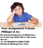 PK Kapri And Co  Nios Solved assignment IGNOU We have solved ass