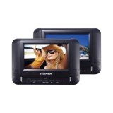 SYLVANIA 7" DUAL SCREEN AND DUAL DVD PORTABLE DVD PLAYERS