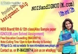 2019-20 2019-2020  Solved assignment  nios ignou annamalai We pr