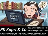 TMA NIOS ONLINE ASSIGNMENT SOLVED (ANNAMALAI University- MBA IGN
