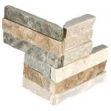 Golden Honey 4.5x9 Split Face Mini Corner Ledger Panel