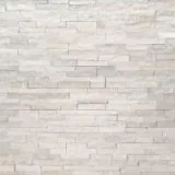 Arctic White 4.5X9 Split Face Mini Corner Ledger Panel