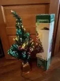 FIBER OPTIC XMAS TREE SPIDERMAN 3 CHRISTMAS STOCKING AND SANTA H