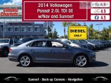 Used 2014 VOLKSWAGEN PASSAT 2.0L TDI SE WNAV AND SUNROOF for Sal