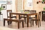 Get Extra 10% Off On Solid Wood  Dining Set.
