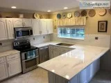 Custom Cabinet and Marble