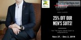 Black FridayCyber Monday -Men s Suit Sale