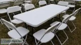 Tables and chairs rental service