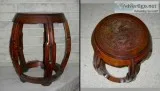 Chinese Taboret Barrel Table - 900 (North Hills)