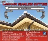 Rain Gutter Repair Palm Beach County- Crown Seamless Gutters