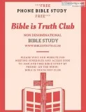 Bible Study by Phone FREE no cost Christian phone meeting