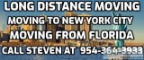 Long Distance Relocation to New York From Vero Beach Florida Cal