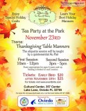 Tea Party at the Park