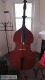 34 Upright Bass with stand bow and soft cover