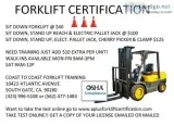 OSHA Compliance forklift certification Training