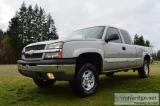 2004 Chevrolet Silverado 1500 Pewter Pickup Truck 51586 miles