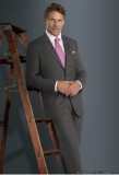 Baroni Birdseye Charcoal Modern Fit Suit  ISW MensWear