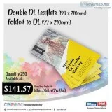 Uthara Print Australia - Double DL Leaflets (198 x 210mm) Folded