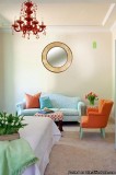 Shop 24 Inch Gold Round Crackled Glass Mosaic Wall Mirror By Dec