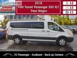 Used 2018 Ford Transit Passenger 350 XLT 15 Pass Wagon for Sale 