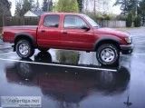 2003 Toyota Tacoma Red Pickup Truck 54611 Miles