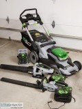 Echo Lawn mover cordless. Leaf Blower and bush saw.