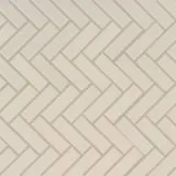 Almond Glossy Herringbone Mosaic
