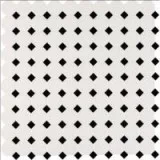 Domino White And Black Octagon Matte Mosaic