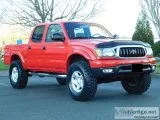 2004 Toyota Tacoma Red Pickup Truck 67578 miles