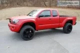 2005 Toyota Tacoma Red Pickup Truck 48948 Miles