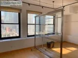 Bright sunny space on a high floor with open city views.