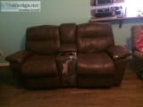 Brown Leather Couch