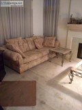 Living room couch and loveseat