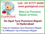 Tyre Puncture Repair in Madhapur Hyderabad