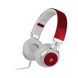 ATAMPT STEREO OVEREAR HEADPHONES WITH MICROPHONE RED